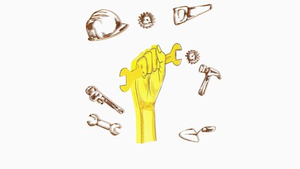 Creative animation for Labor Day or May Day, celebrating workers’ rights, unity, and social awareness. Ideal for education, activism, and global solidarity themes.

