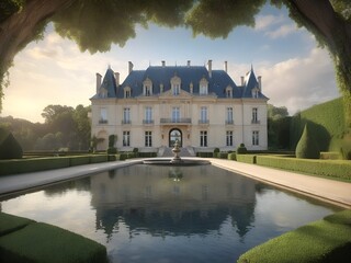 Obraz premium Beautiful French Château