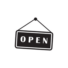 open sign icon
