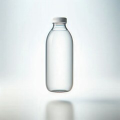 Isolated Realistic Bottle with No Branding