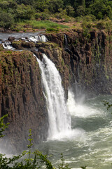 waterfall in the mountains