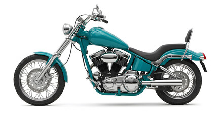 Obraz premium motorcycle isolated on white background