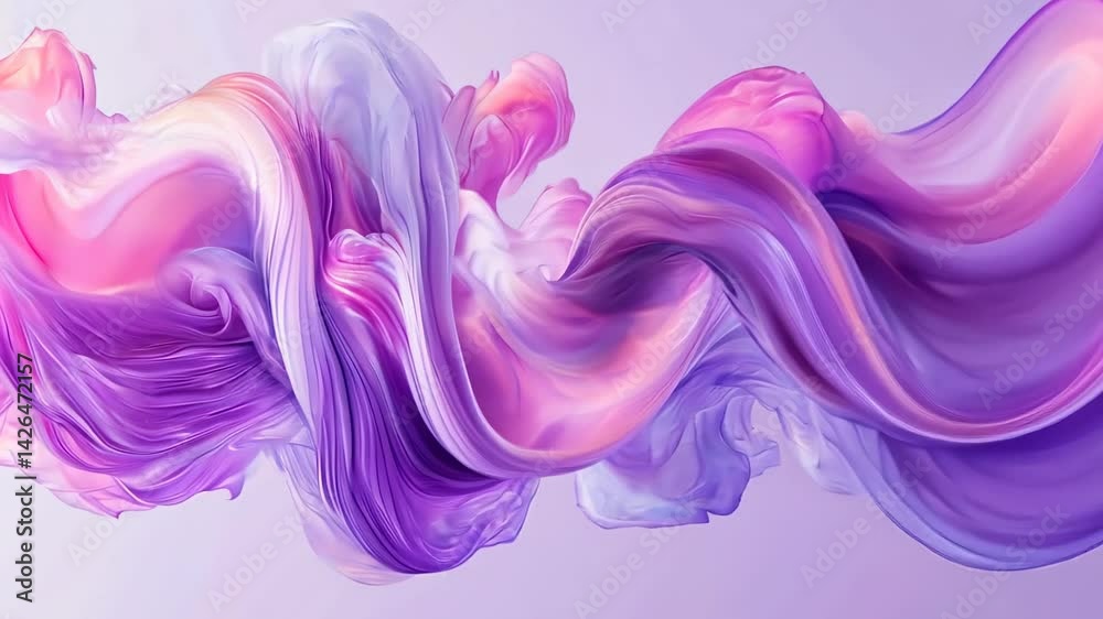 Poster swirling colors unite in a mesmerizing display of abstract art inspired by the harmony of nature and