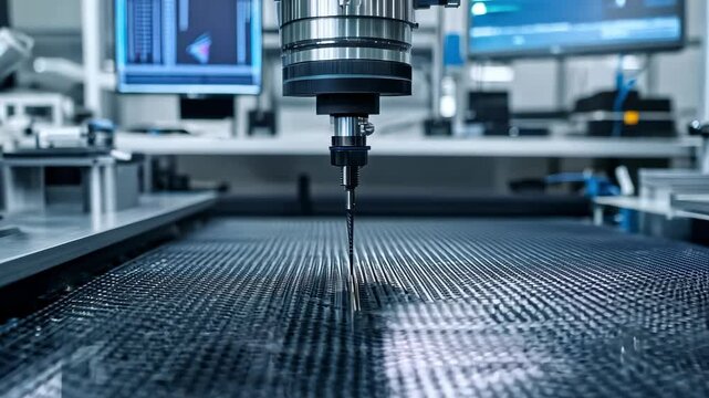 CNC Machine Tool Machining Carbon Fiber Material