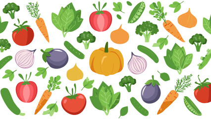 Vegetables pattern