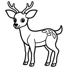 deer vector illustration