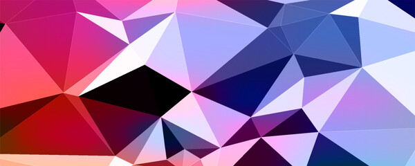 Obraz premium Multicolor geometric rumpled triangular low poly origami style gradient illustration graphic background. Vector polygonal design for your business. Rainbow, spectrum image.