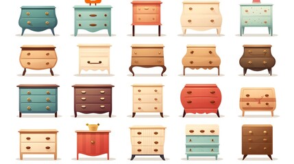 Whimsical and Adorable Drawer Furniture for Stylish Interior Decoration