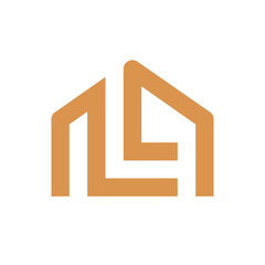 Letter L house creative logo design