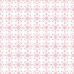 Soft pink geometric pattern for decorate, seamless pattern.