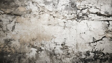 Obraz premium Abstract grunge texture. Weathered wall with cracks and stains. Shades of gray, beige, and black create a distressed backdrop.