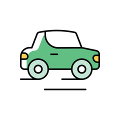 Car Icon vector stock illustration