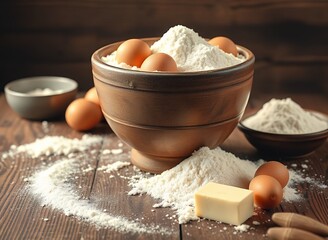 Freshly Prepared Ingredients in a Bowl