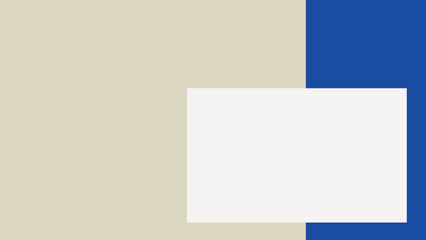 Beige blue desktop wallpaper, off white frame collage element vector