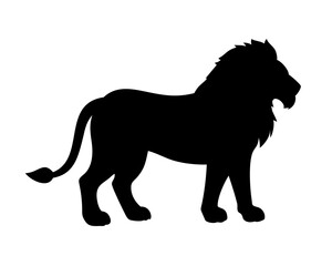 lion silhouette vector