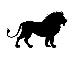 lion silhouette vector