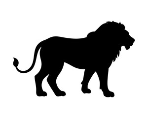 lion silhouette vector