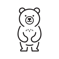 Obraz premium bear cartoon character