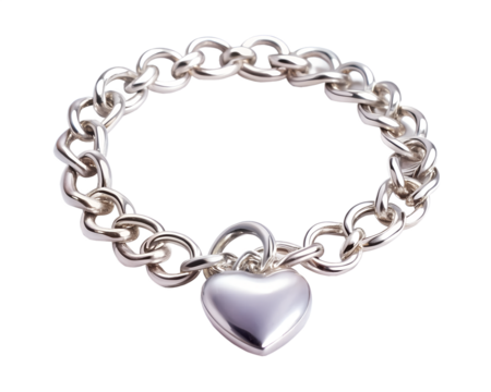 gold chain with heart