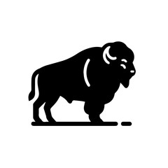 American Bison Head Logo Symbol Icon 