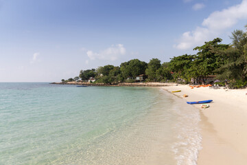 Beautiful white sand beach top destination in Thailand.
