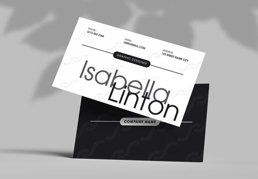 Modern Minimalist Business Card Design for Creative Professionals