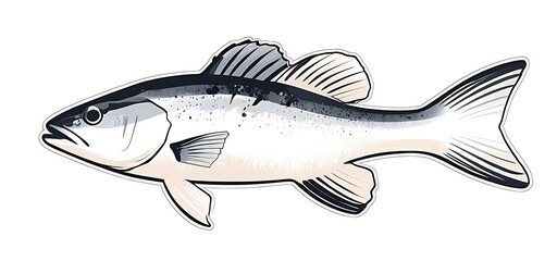 fish isolated on white background