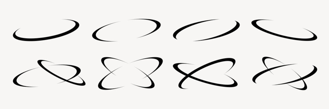 Abstract dynamic swoosh element set vector. Set of abstract dynamic swoosh element in various designs. Abstract dynamic swoosh element vector collection. Abstract dynamic swoosh element vector set.