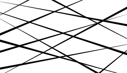 Rectangular banner with random lines. 