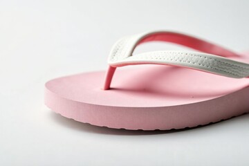 Close-up of a flip-flop against white backdrop , sole, summer style, slipper