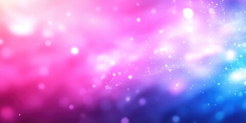 Fototapeta premium Dreamy Abstract Background with Pink Purple and Blue Bokeh Lights