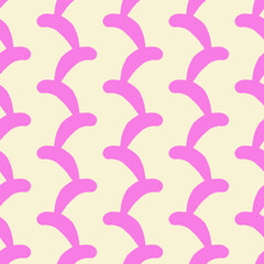 Seamless pattern with a simple abstract drawing