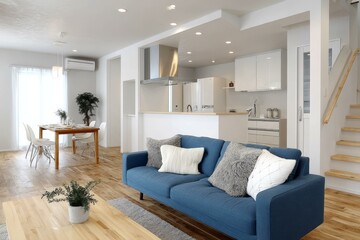 Fototapeta premium Modern Japanese Style Living Room Interior Design