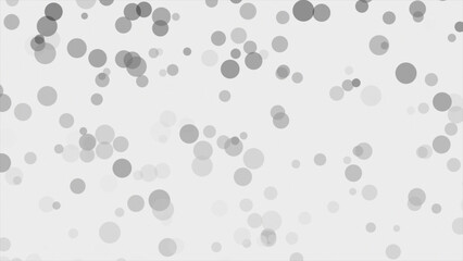 Light background with scattered gray and white dots of different sizes.