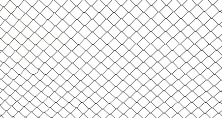 Fototapeta premium The texture of the metal mesh on a white background. Torn steel, metal mesh with holes