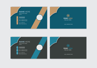 Modren business card design  template layout 