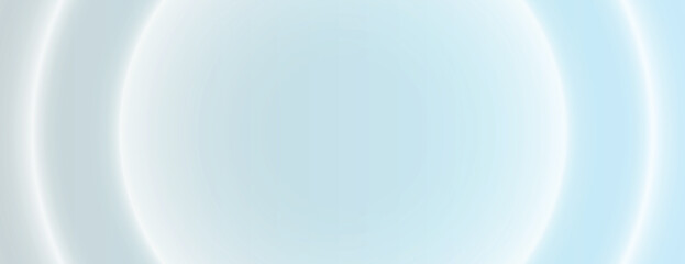 Soft blue background with a gradient effect, featuring smooth, concentric circles. The blue background has a calming, ethereal texture. Gradient neon background vector. Blue background.