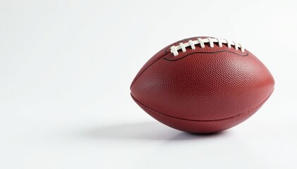 American football on a clean white background, studio shot, white, game