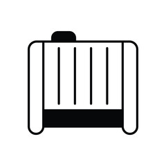 Car Radiator Icon vector stock illustration