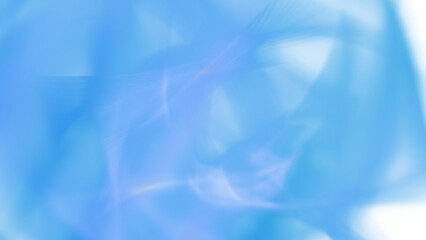 Abstract blue blurred light trail overlay on transparent background