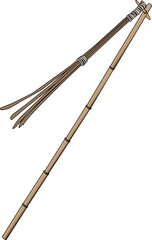 대나무나 나무로 엮어서 곡식을 탈곡하는 도구