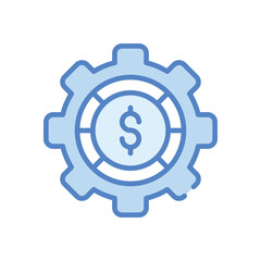 Financial Advisor Icon vector stock illustration