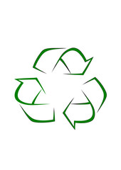 Obraz premium vector recycle symbol