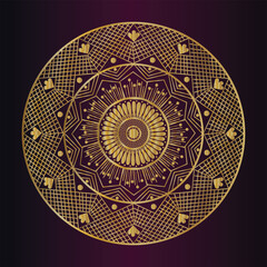 Luxury ornamental mandala design background