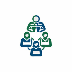 Minimalist people illustration, flat vector design