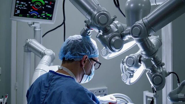 Robotic surgery transforms healthcare, offering precise minimally invasive procedures and faster recovery for patients. Concept robotic surgery innovative breakthrough robotic surgery.
