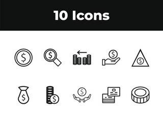 WebFinancial Income line icon set. Set of outline icons related to income, profit, salary, money growth and others. Financial Income outline icons set.
