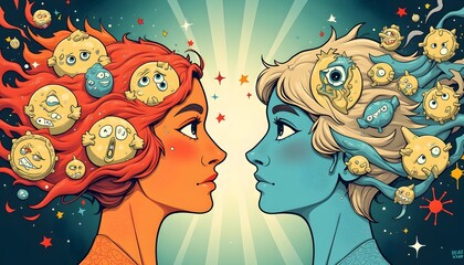 The intricate interplay between individuals' emotions and inner voices can lead to a constant struggle between self doubt and self assurance