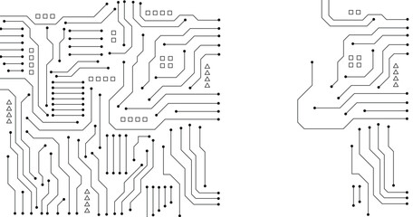 Circuit board technology background. 