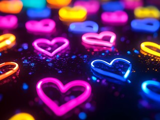 heart shaped candies